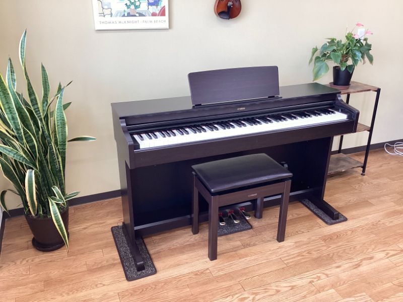 中古美品YAMAHA YDP-163R〈ARIUS〉アリウス 電子ピアノ 2017年製高低