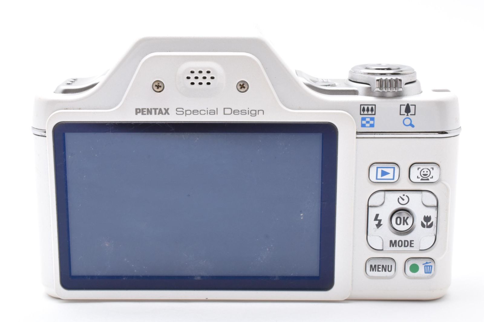 ☆中古 PENTAX Optio I-10 パールホワイト [1210万画素/光学約5
