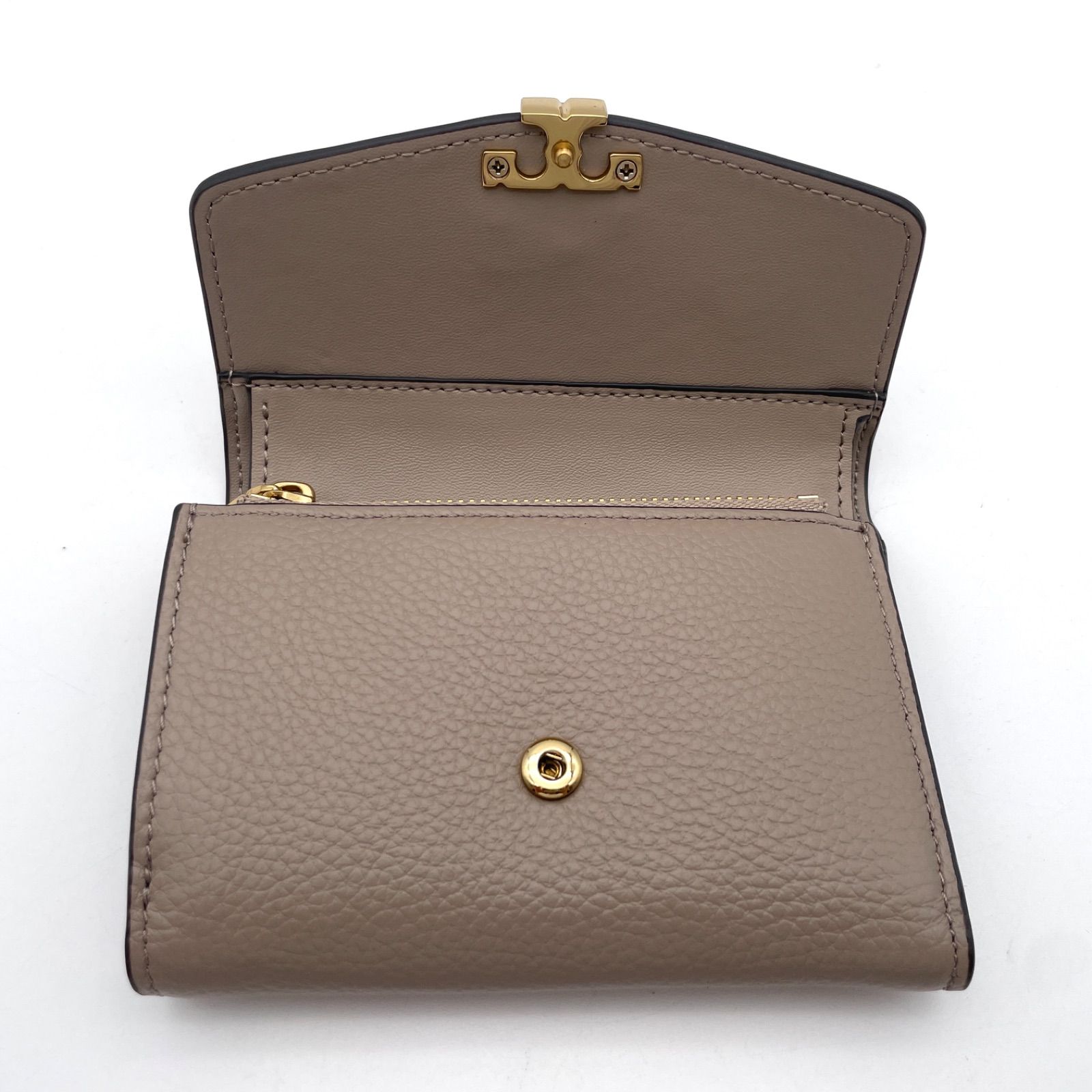 TORY BURCH(トリーバーチ) / 3つ折り財布/レザー/BLU/レディース