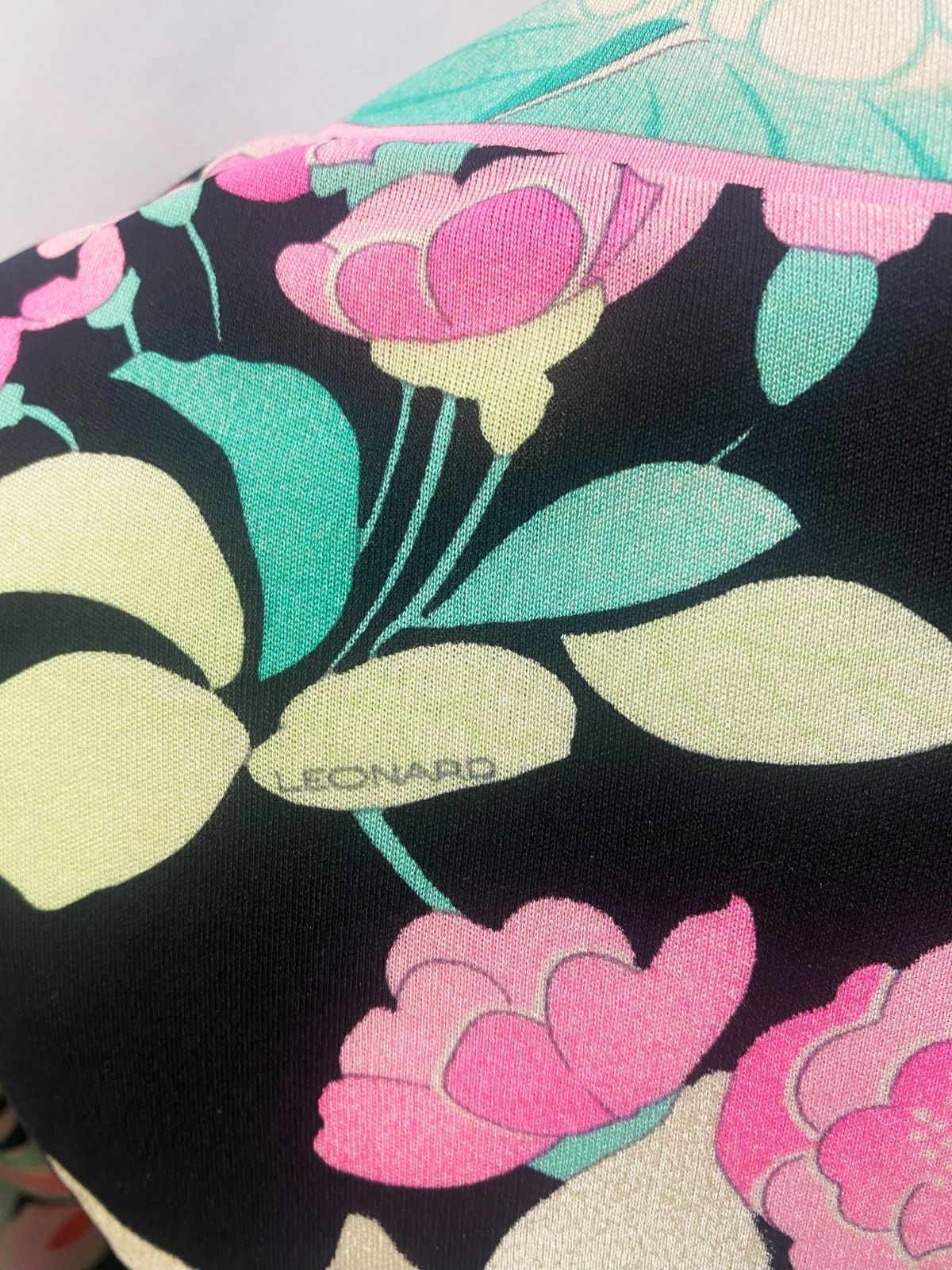 LEONARD レオナール フラワー 花柄 シルク ワンピース - メルカリ