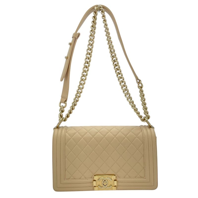 シャネル CHANEL ボーイ25 ベージュ
