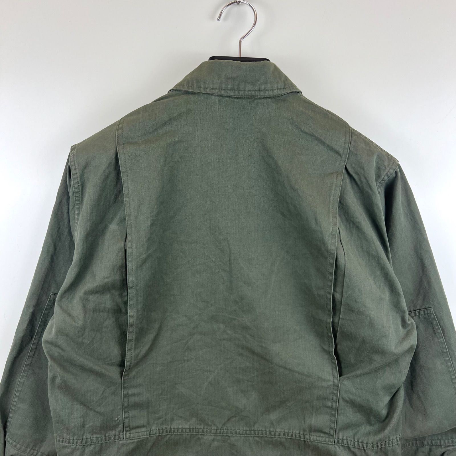 MILITARY 90s Vintage French Army mechanical jacket PU ミリタリー 