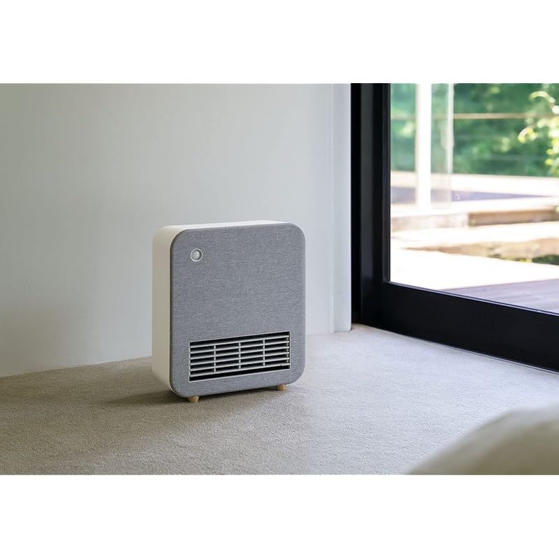 スリーアップ 人感センサー付 1200W 暖房器具 北欧 ファブリックヒーター ホワイト CH-T2275WH 0