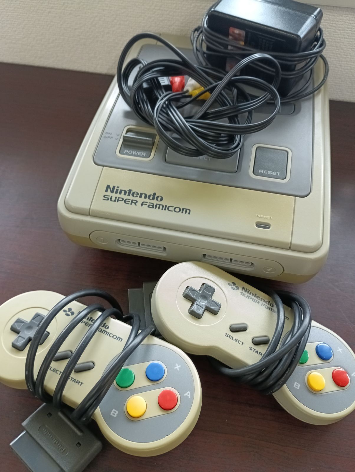 スーパーファミコン 本体・コントローラー スーパーファミコン 本体 コントローラー×2 - メルカリ