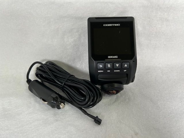 【美品】COMTEC　HDR360G　ドライブレコーダー（360方位カメラ）