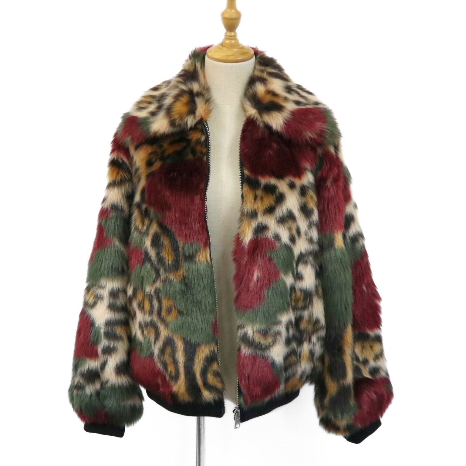 ファッション通販店 ZADIG & VOLTAIRE グリーンレオパード柄のフェイク