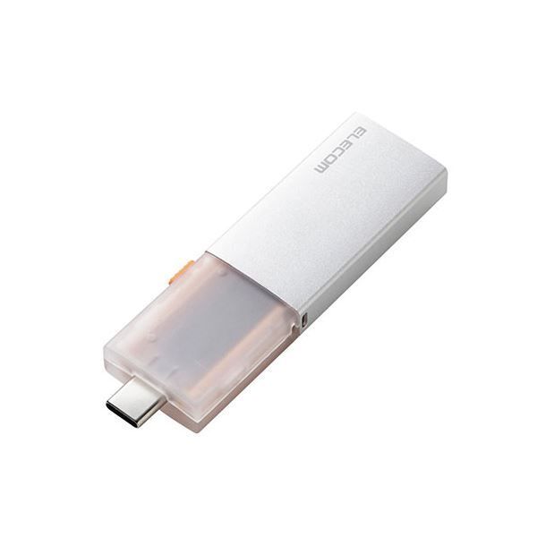 エレコム USB Type-C TM |USB-Aコネクター対応外付けポータブルSSD ESD-EWCシリーズ 512GB シルバー ESD-EWC0500GSV
