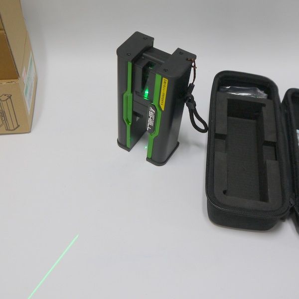  シンワ測定 Shinwa Sokutei レーザーロボ SHELL グリーン 70827 墨出し器 小型 正面クロスライン 天墨ポイント 地墨ポイント≡DT 6604 光学機器 計測 検査