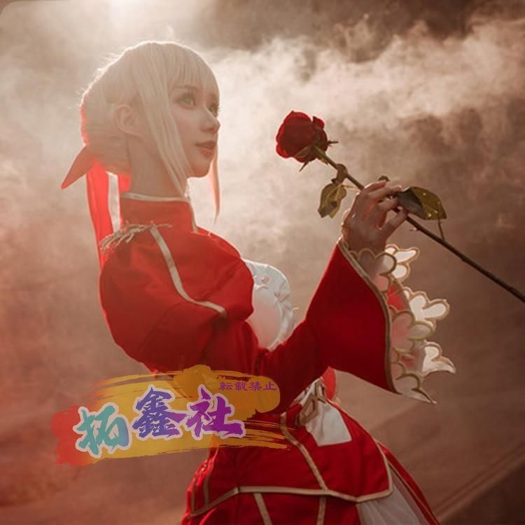 セイバー Fate|Grand Order Saber コスプレ衣装 Saber Nero ネロ コスチューム 赤セイバー 暴君風 赤剣士装 パーティー イベント 文化祭 仮