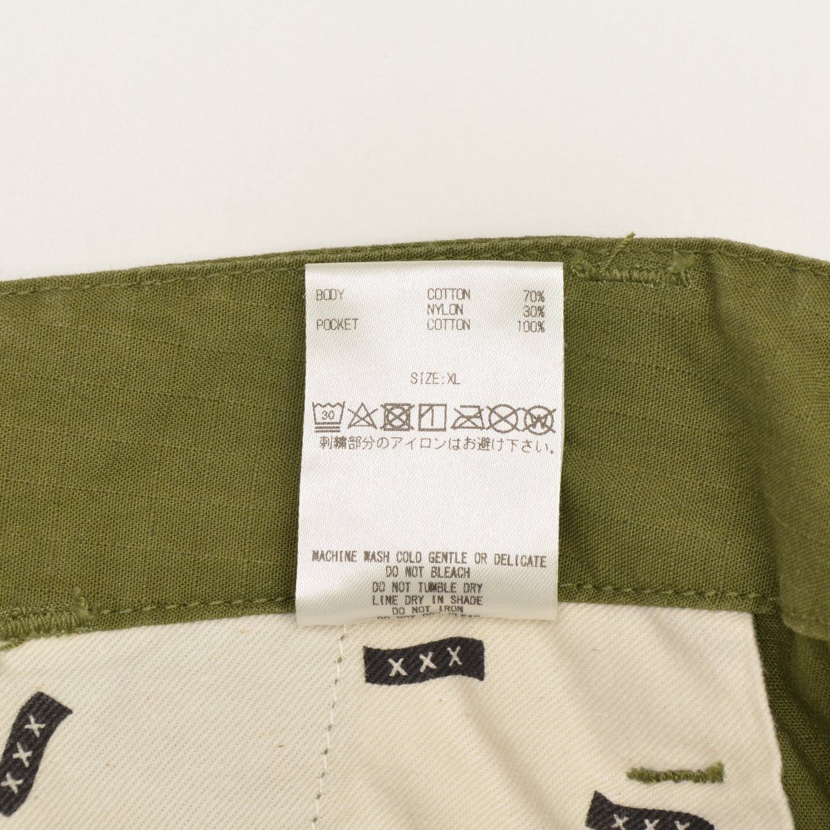 GODSELECTIONXXX】22SS GX-S22-PT-01 6PK CARGO PANTSカーゴ