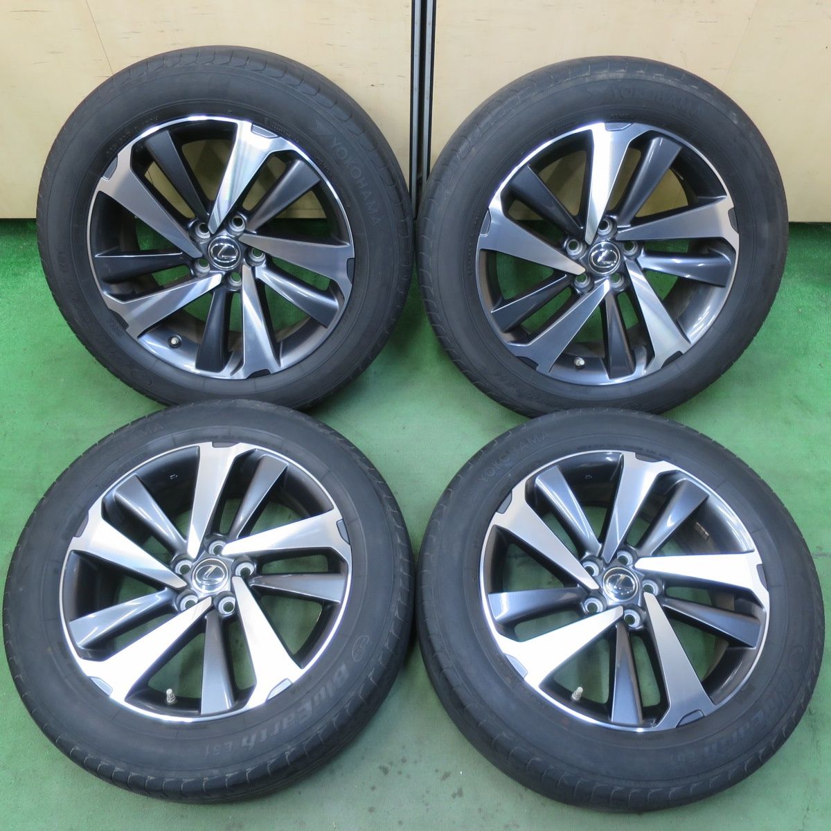 ー品満載！ センサー付 キレイ レクサス 10系 NX 純正 225 60R18 ヨコハマ ブルーアース E51 E51A 18インチ PCD114.3 5H 5091101イノ レアな商品まで満載！