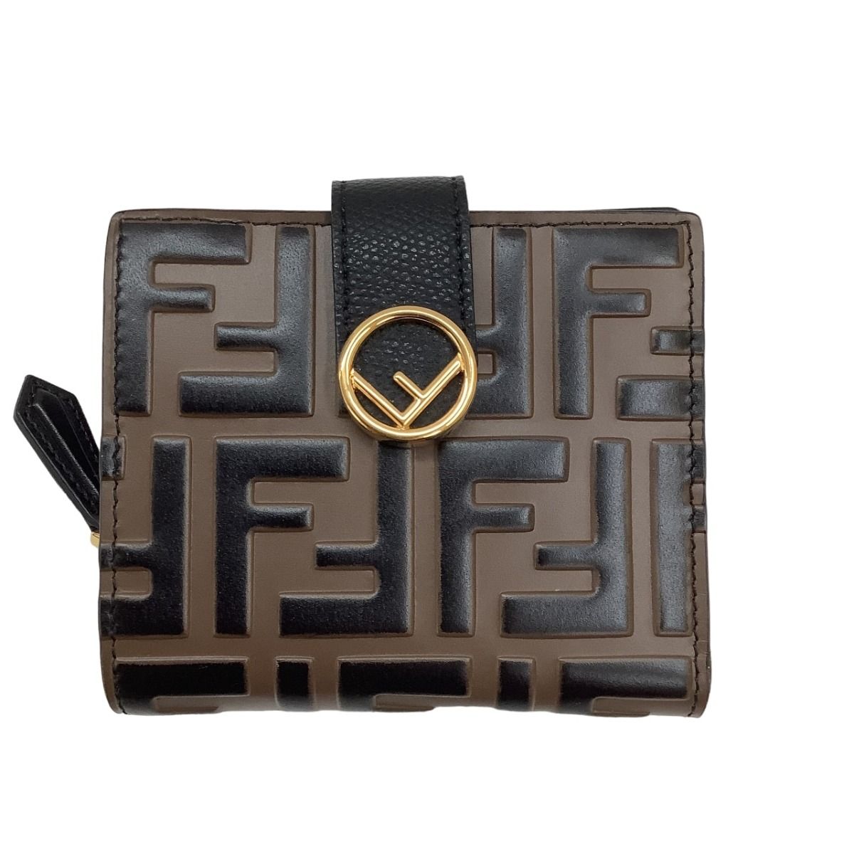 ♪♪FENDI フェンディ 2つ折り財布 ズッカ柄 コンチネンタル