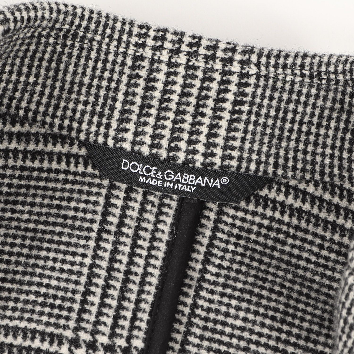 【美品】DOLCE&GABBANA グレンチェックダブルブレストチェスターコート 2025年最新】D&G ／ Dolce＆Gabbana チェスターコートの人気