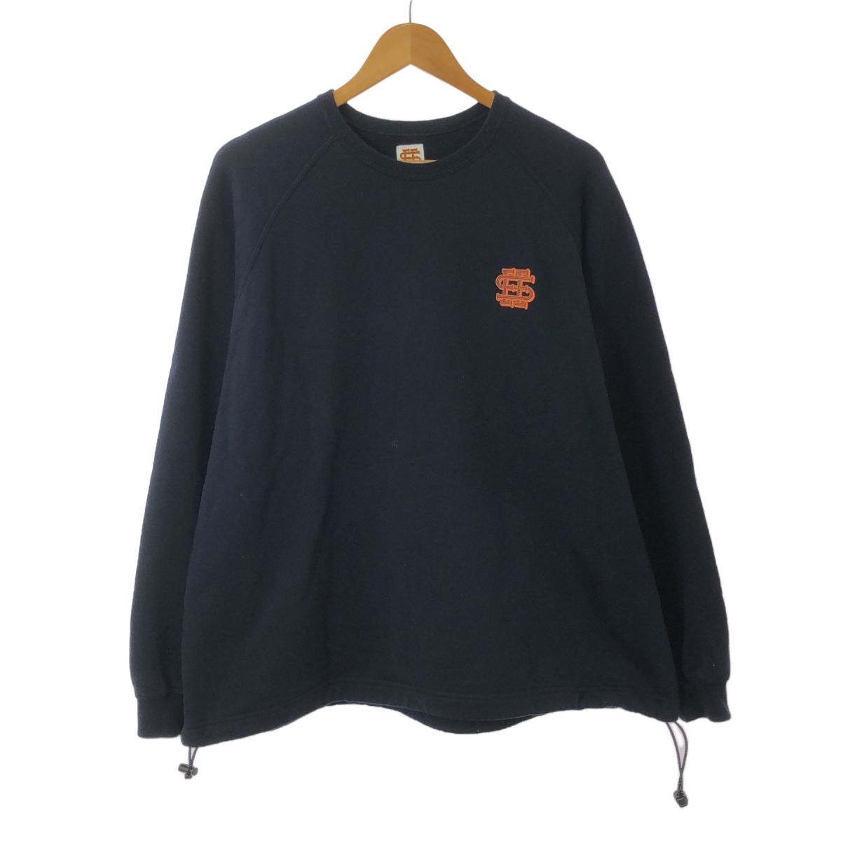 トップス SEE SEE CREW SWEAT size M SEE SEE クルーネックスウェット L ブラック