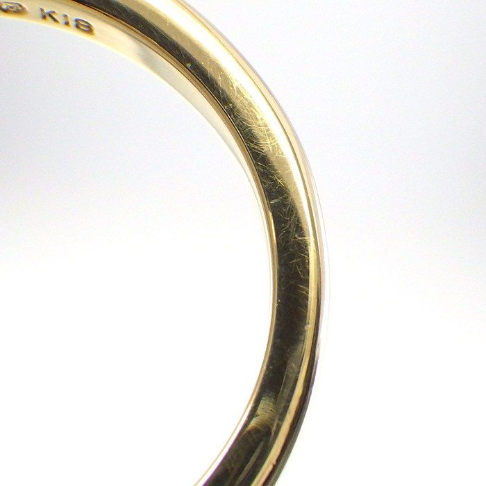 ミキモト MIKIMOTO リング 3ポイント パール 3.5-5.0mm珠 K18YG 12号  