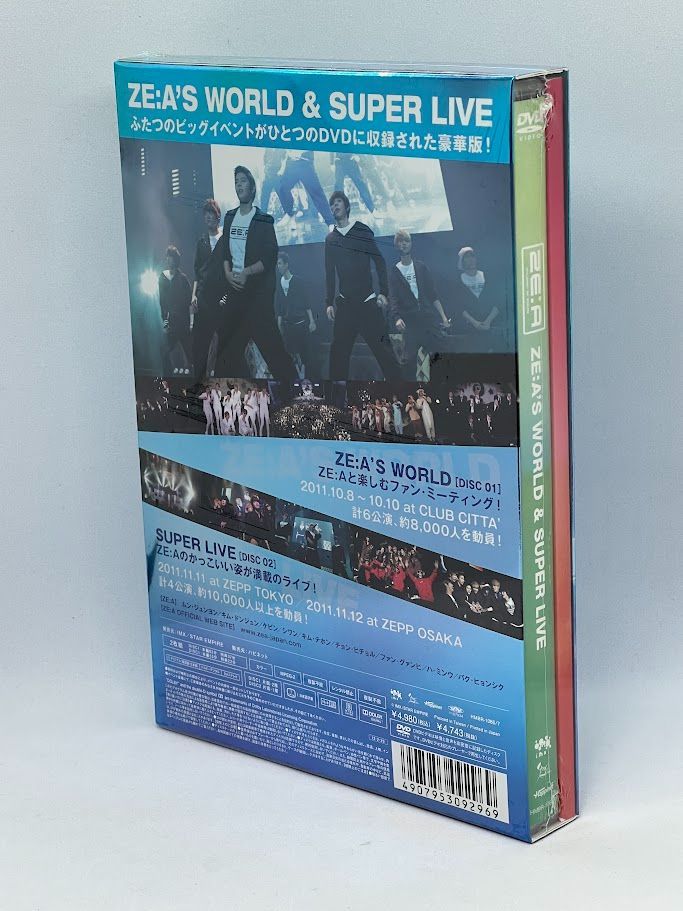 未開封】ZE:A'S WORLD & SUPER LIVE [DVD] - メルカリ