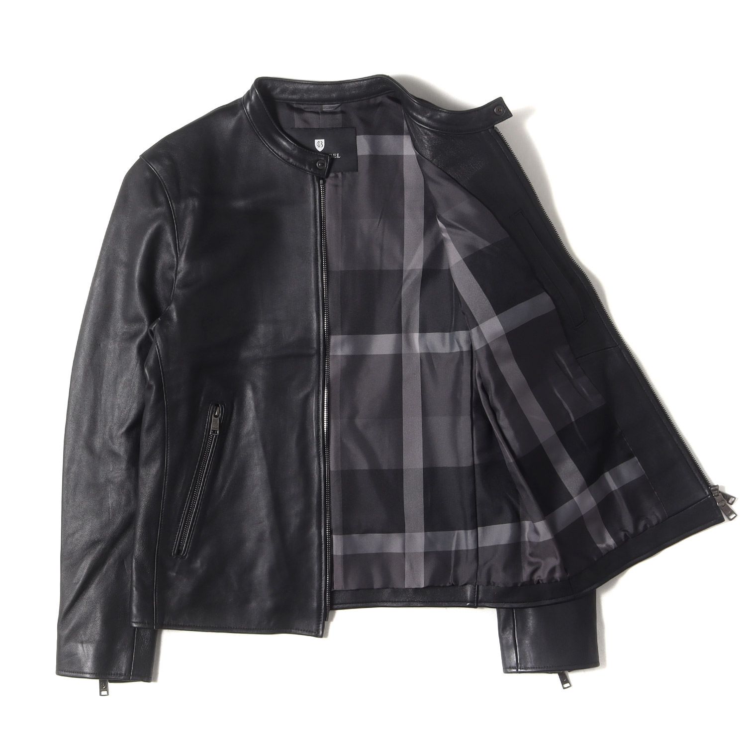 ブラックレーベルクレストブリッジ レザーダブルライダース黒 L ブラックレーベルクレストブリッジ レザーダブルライダース黒 L 【公式