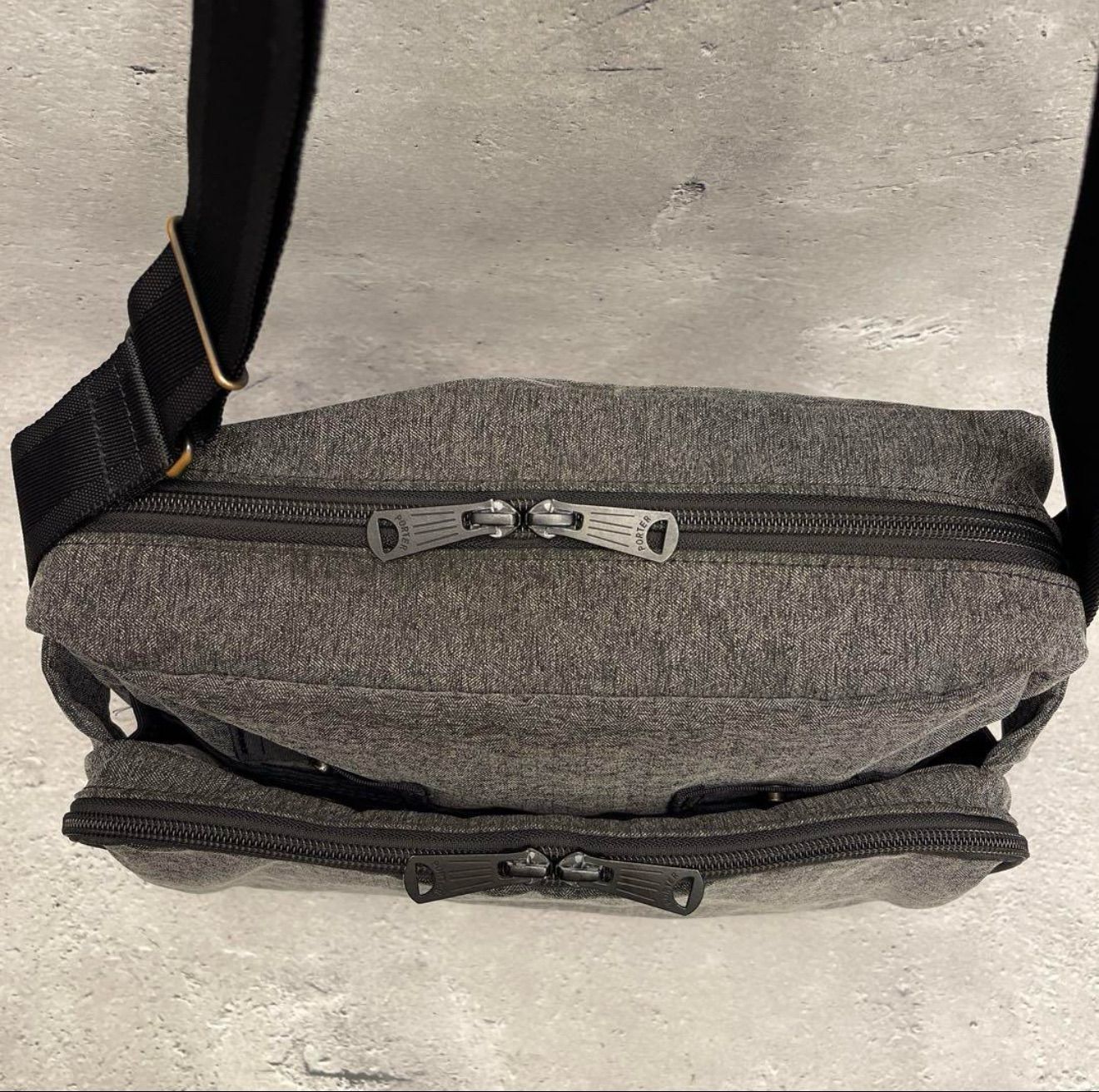 t*a様 PORTER BIOLINER ショルダーバック　グレー ✨PORTER ポーター ファンクション ショルダーバッグS ショルダー