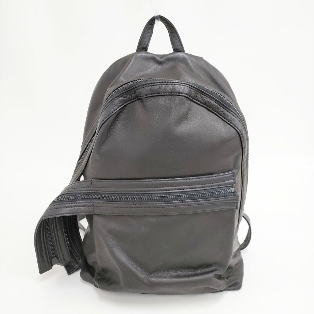 【Yohji Yamamoto】激レア 牛革 レザーリュック Yohji Yamamoto レザーバックパック 牛革 リュック リュック