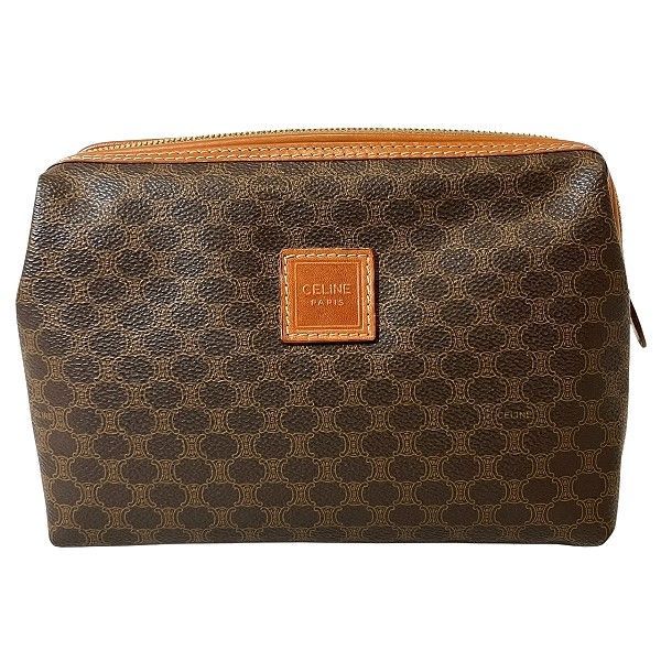 美品 CELINE マカダム柄 ポーチ セリーヌ Celine マカダム柄ポーチ セカンドバッグ レディース