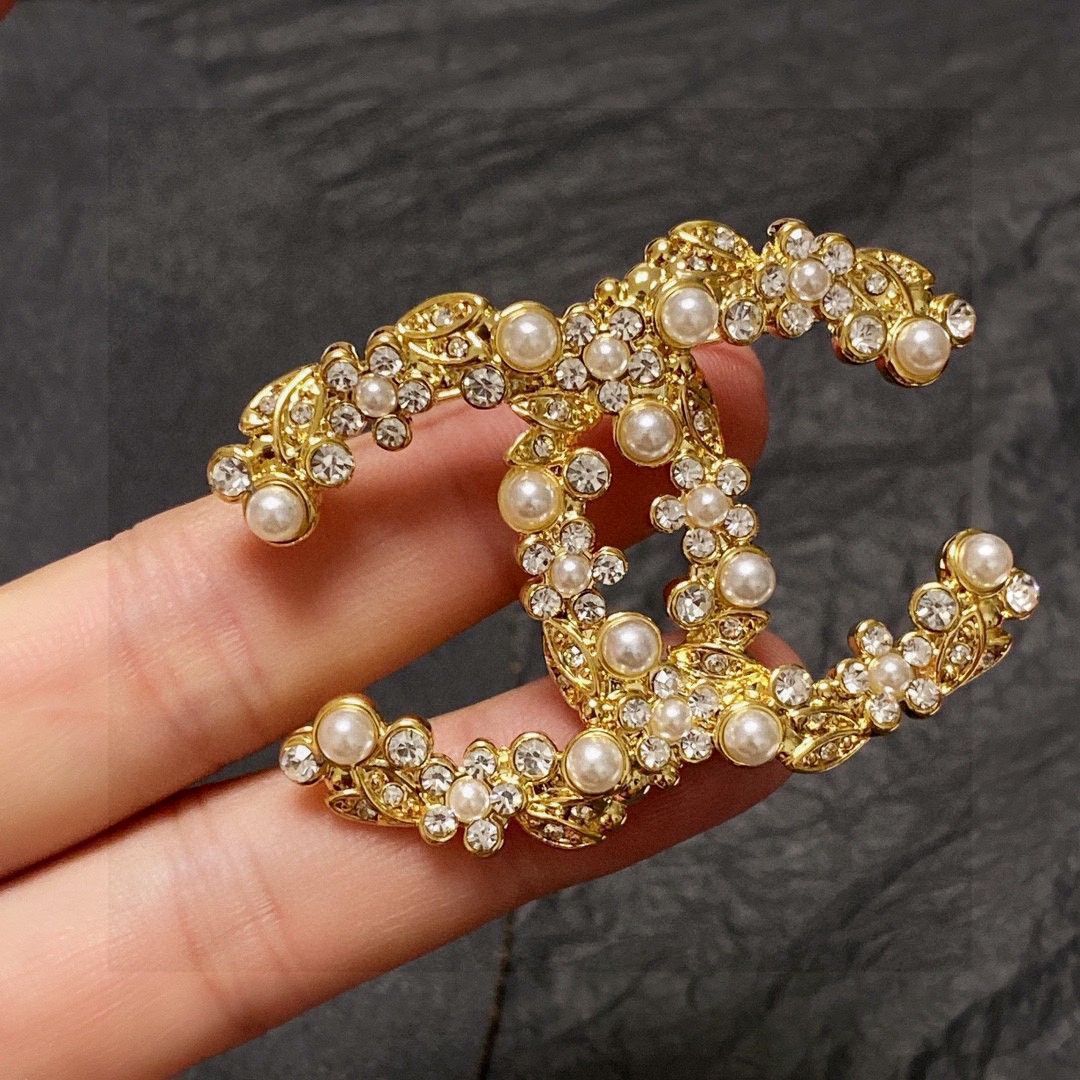 【華奢で美しい♪】CHANEL ブローチ☆ org.jpg