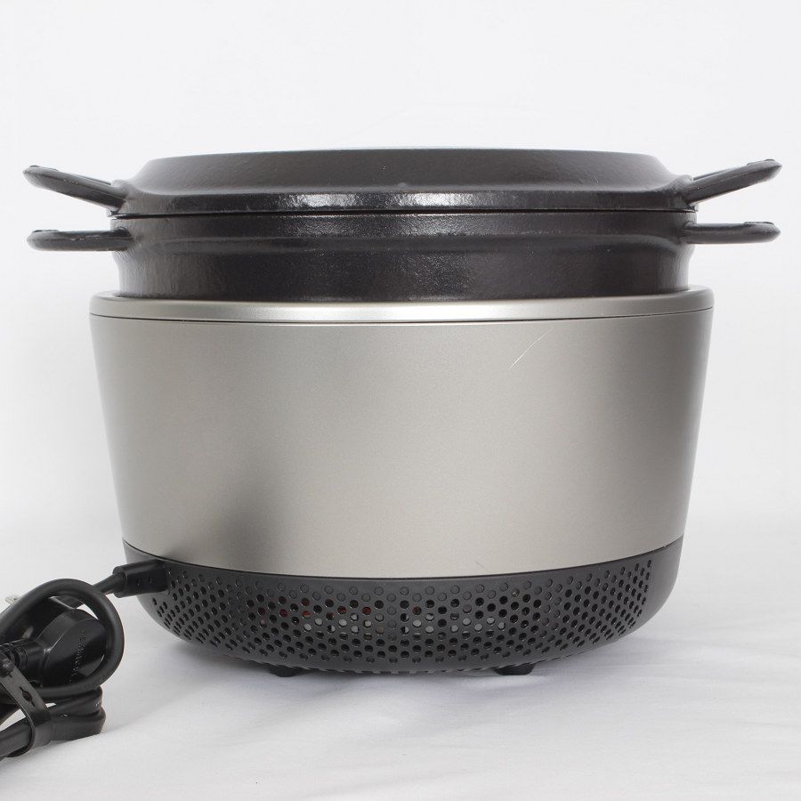 バーミキュラ ライスポット 5合炊き 炊飯器 ソリッドシルバー 専用レシピブック付 RP23A-SV - 2