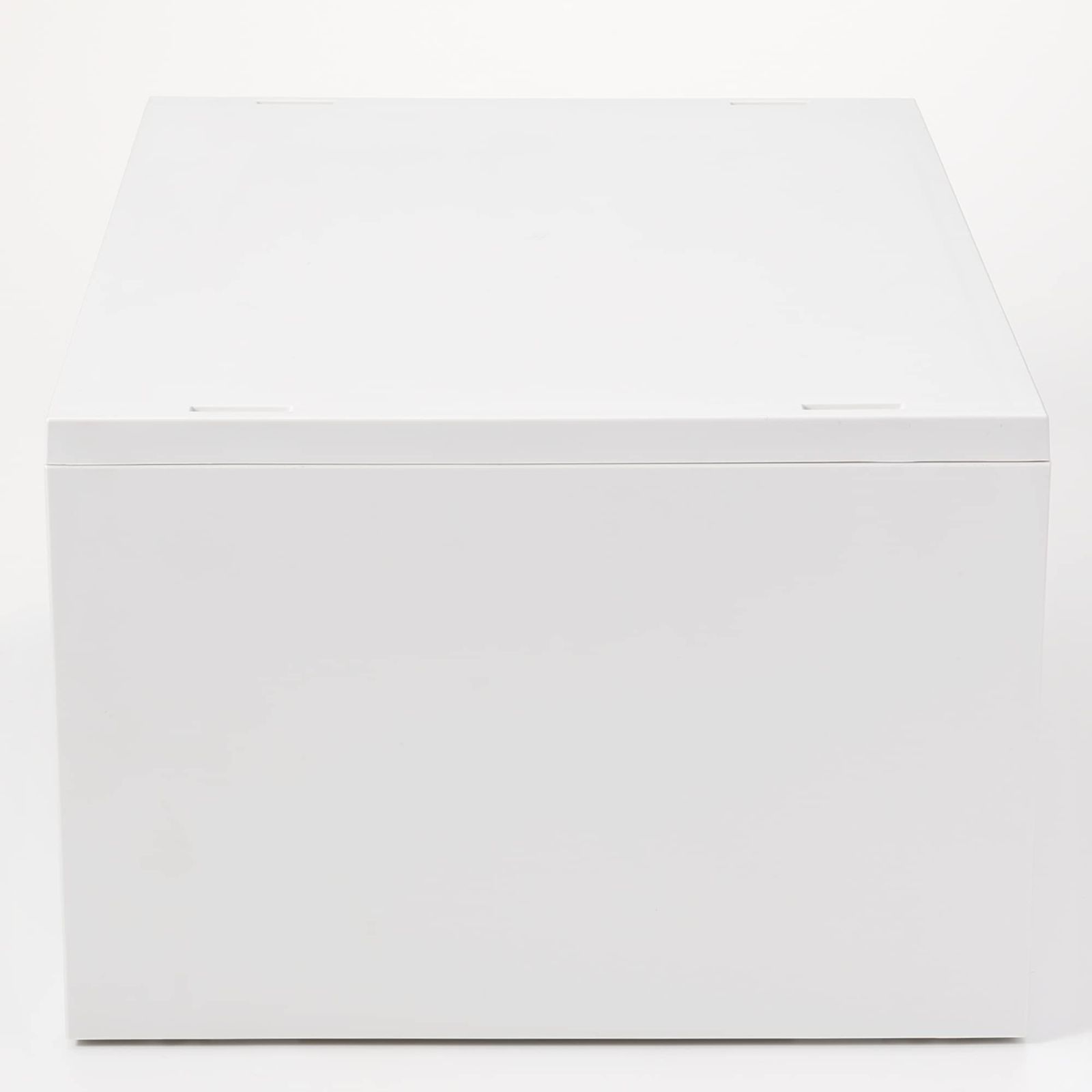 無印良品　ポリプロピレンケース　引出式　深型　ホワイト 無印良品「ポリプロピレンケース・引出式・深型・ホワイトグレー」の