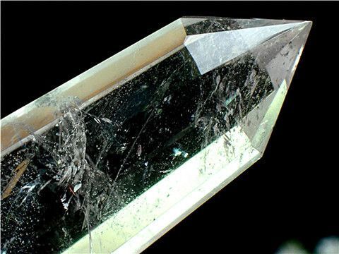 AAA級☆高透明度天然多面体ハーキマーダイヤモンド水晶六角柱