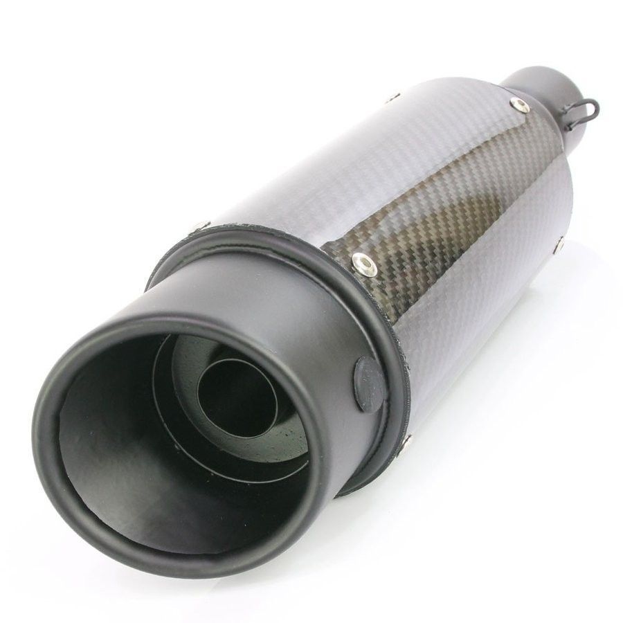 汎用 スラッシュカット GPショートサイレンサー φ50.8 50.8mm カーボン