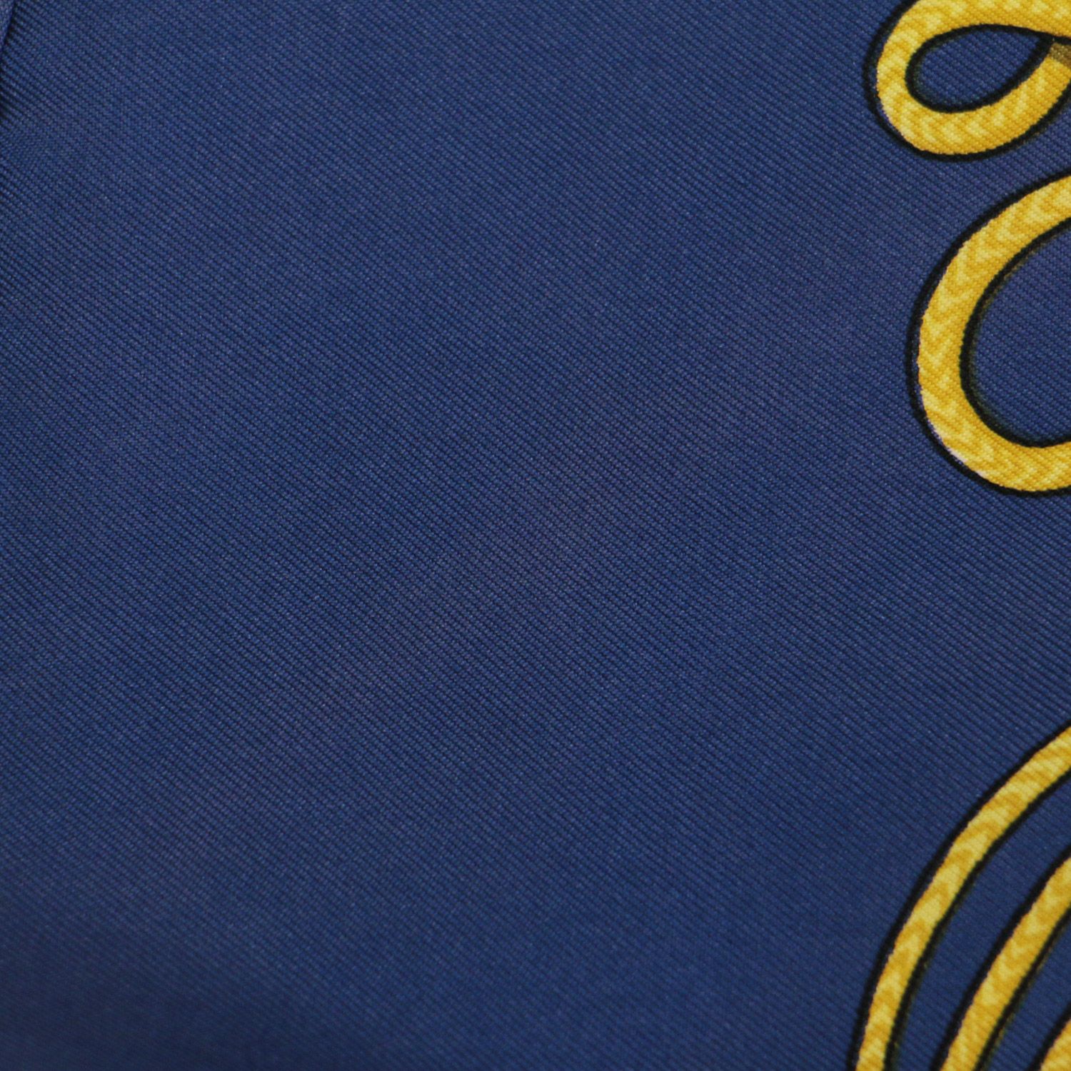 HERMES エルメス スカーフ ブルー系 大判 カレ90 シルク BRANDEBOURGS