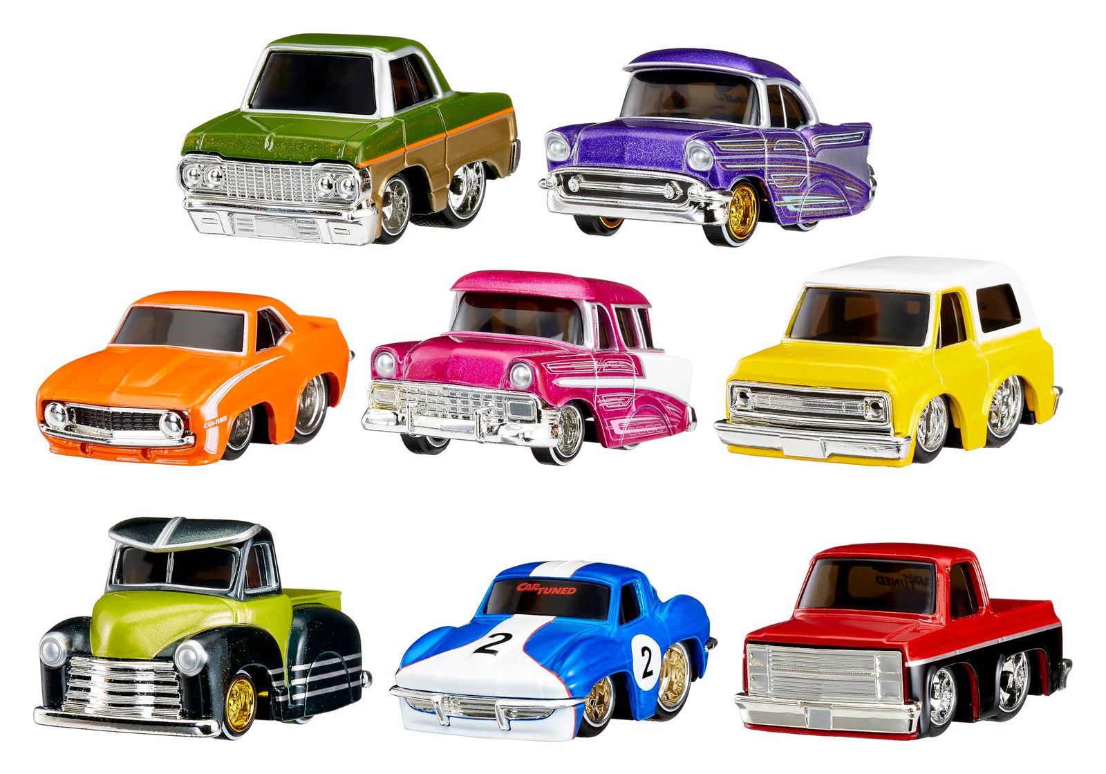 CarTunedシリーズ 2~8個パック ダイキャスト車 対象年齢6歳以上