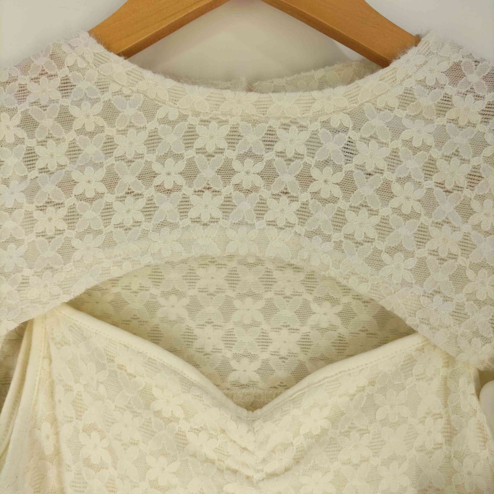 USED古着(ユーズドフルギ) no dress レースキャミ セットアップ レディース JPN：S  中古 古着 1244 USED古着(ユーズドフルギ) レディース ワンピース キャミの通販