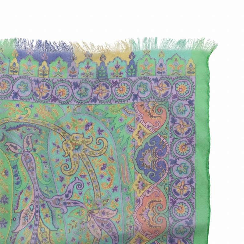 エトロ ETRO スカーフ ストール 薄手 ペイズリー柄 総柄