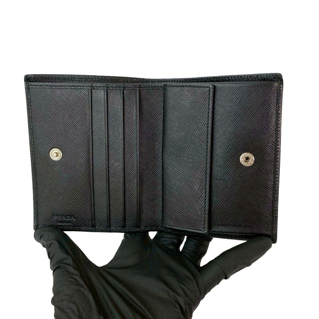 本革 二つ折り財布