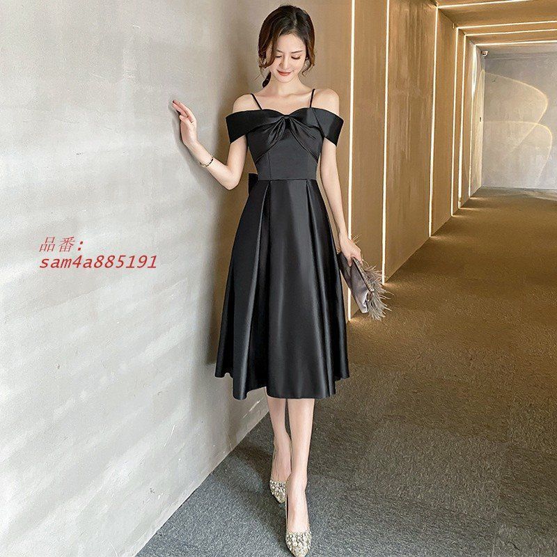 ミモレ丈 ブラック