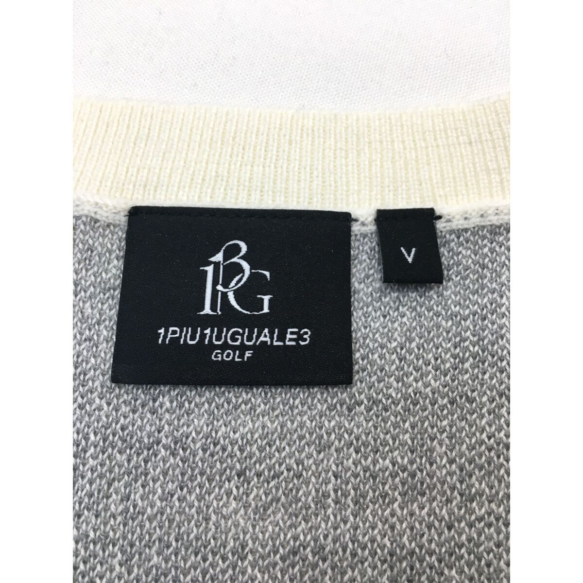サイズS【未使用】1PIU1UGUALE3　GOLF Vネックニットベスト K サイズM【未使用】1piu1uguale3 GOLF ニットベスト NWT - メルカリ