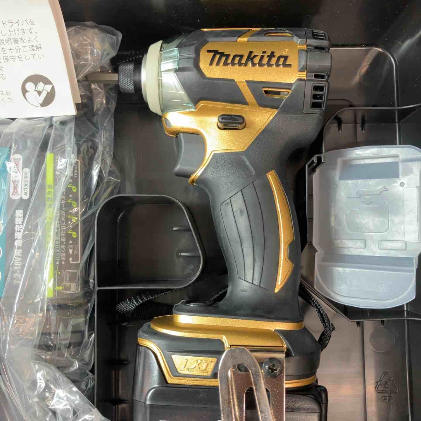 店頭 マキタ makita コードレスインパクトドライバ 14.4V ゴールド TD137DSP1 TD137DRTX 100周年 品 フルセット 東大和店