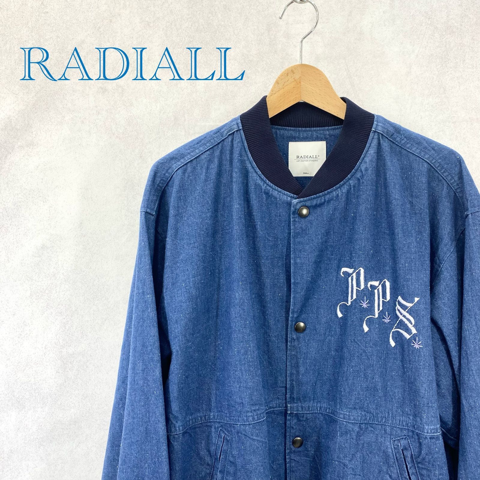 美品 RADIALL ラディアル RAD-20SS-JK003 POLY HIGH SOUVENIR JACKET