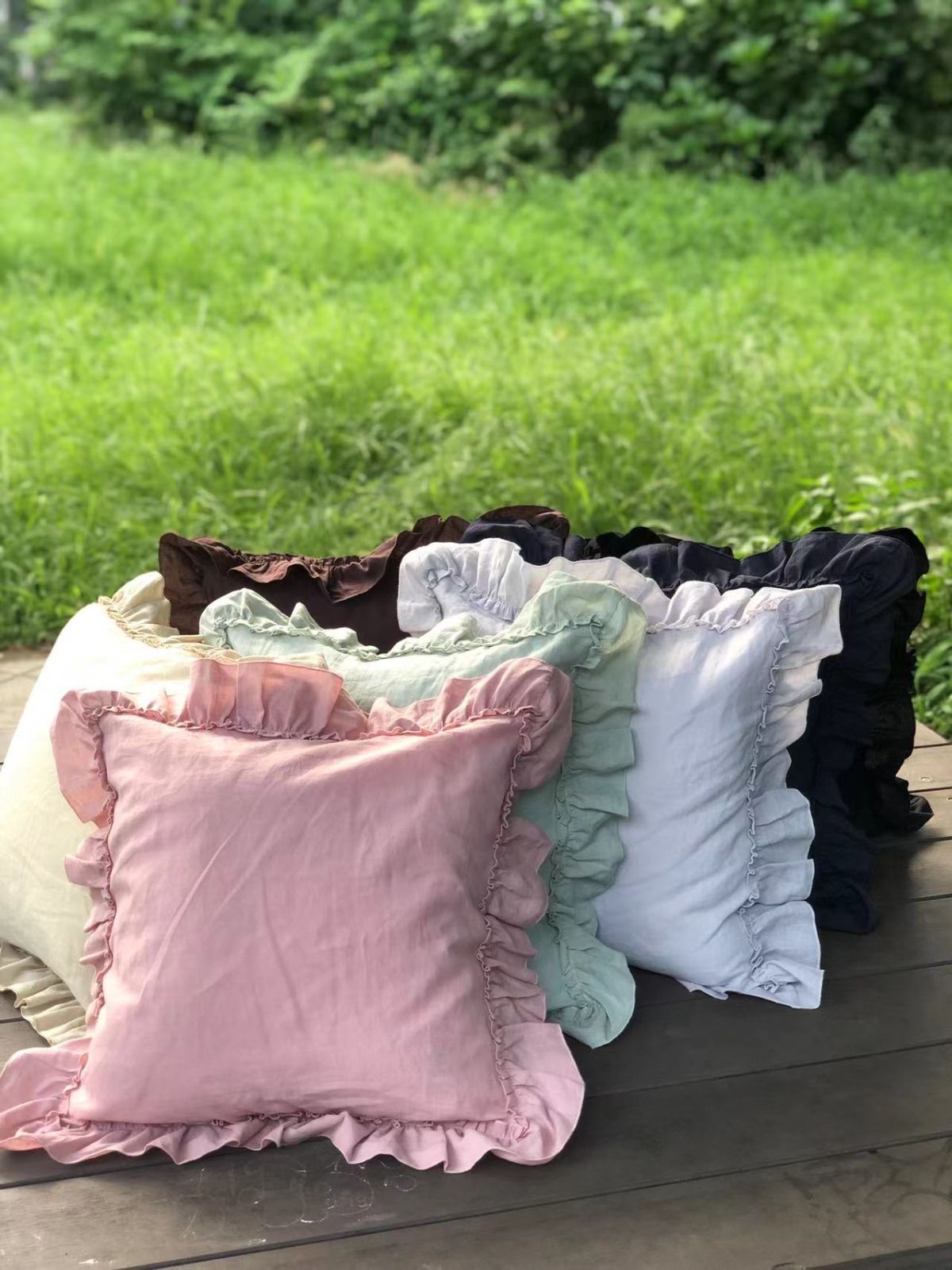 ★専用★フランスリネンstof薔薇パープル2点セット ☆専用☆フランスリネンstof薔薇パープル2点セット ☆専用☆フランス