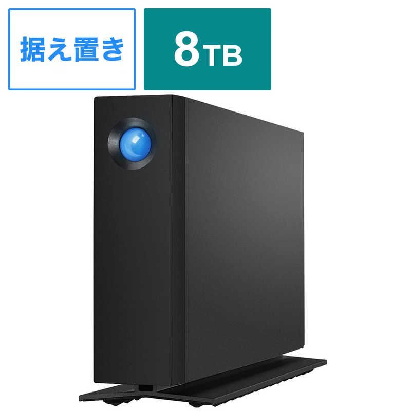 未開梱 エレコム ELECOM LaCie ラシー 外付けHDD USB-C接続 d2 Professional Mac|Win 8TB |据え置き型 STHA8000800 ブラック 据え置き型 |8TB