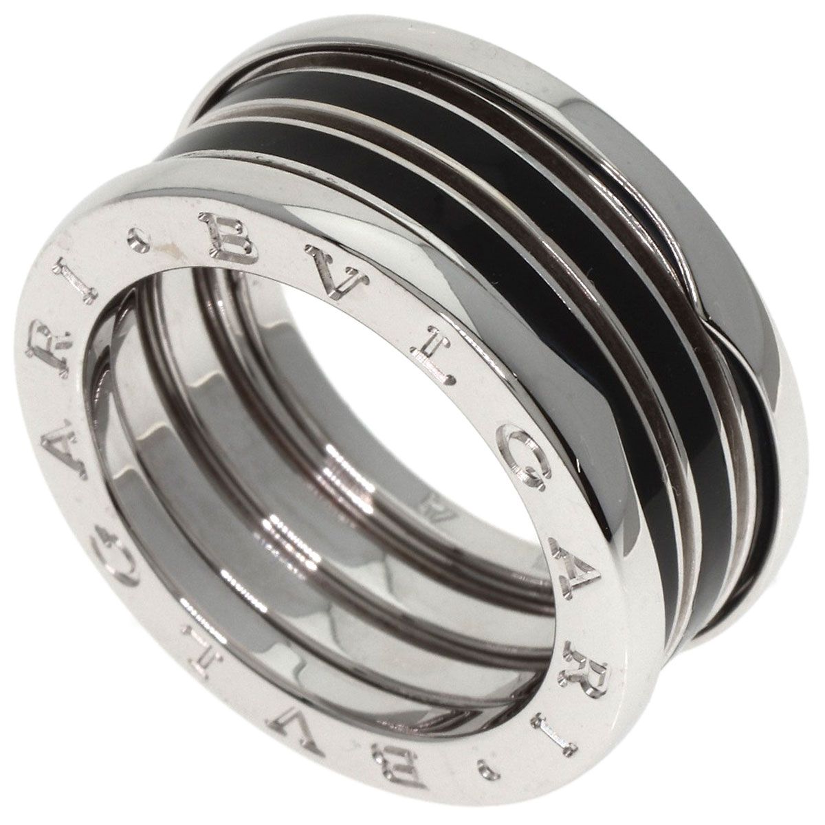 BVLGARI ブルガリ B-zero1 ビーゼロワン 4バンド ブラックラッカー #57  