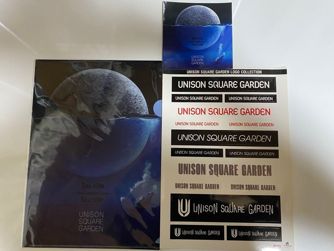 UNISON SQUARE GARDEN】 グッズ3点セット ファイル シール