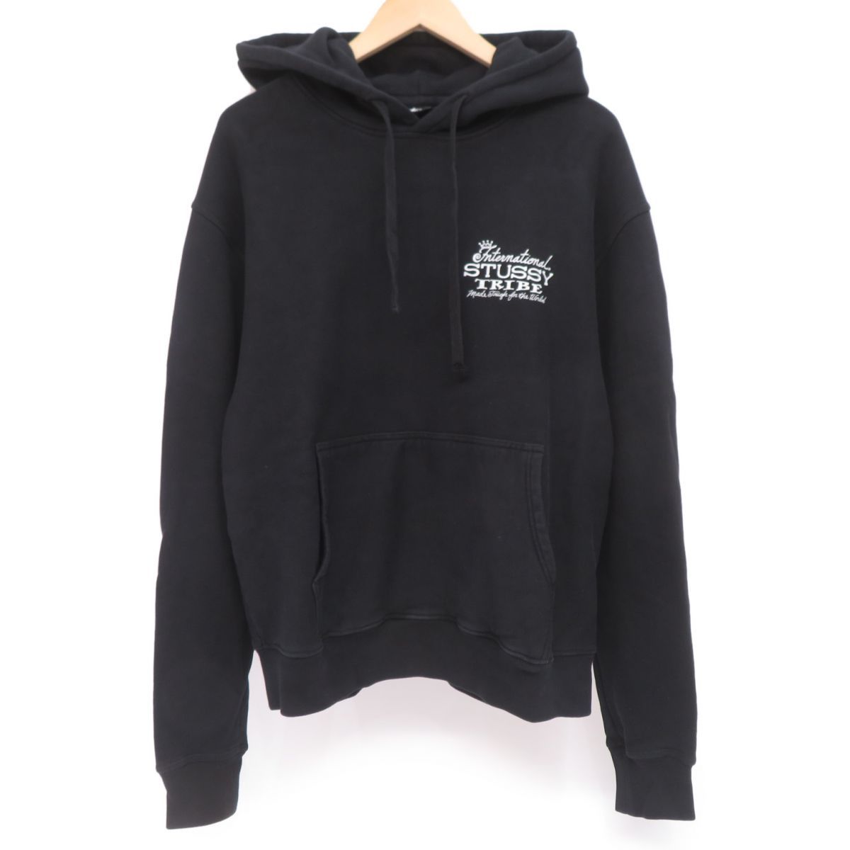 Stussy ブラック XL パーカー