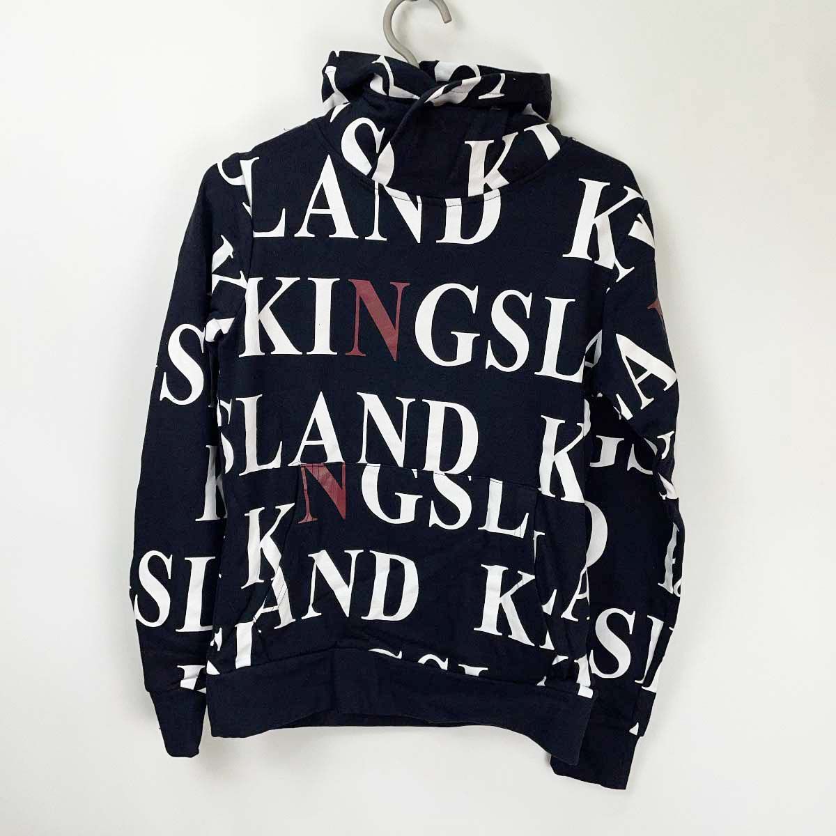 【中古・未使用品】キングスランド KINGSLAND KLaria スウェット パーカー プルオーバー S ダークブルー 201-LE-016 レディース 乗馬 馬術 未使用】キングスランド KINGSLAND KLaria スウェット パーカー