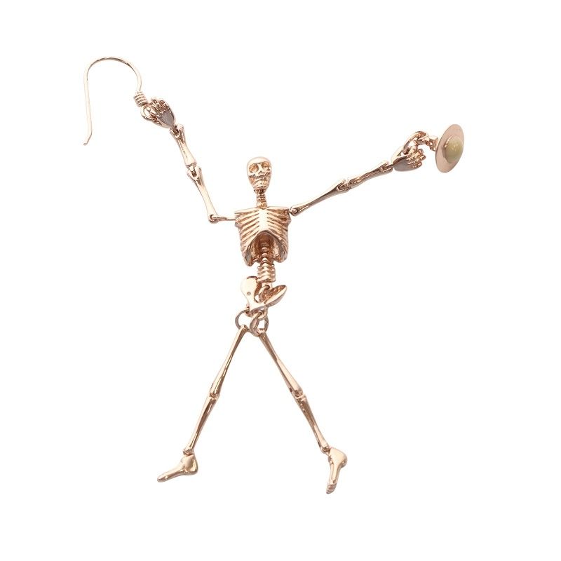 ヴィヴィアンウエストウッド Vivienne Westwood ピアス オーブ 骸骨