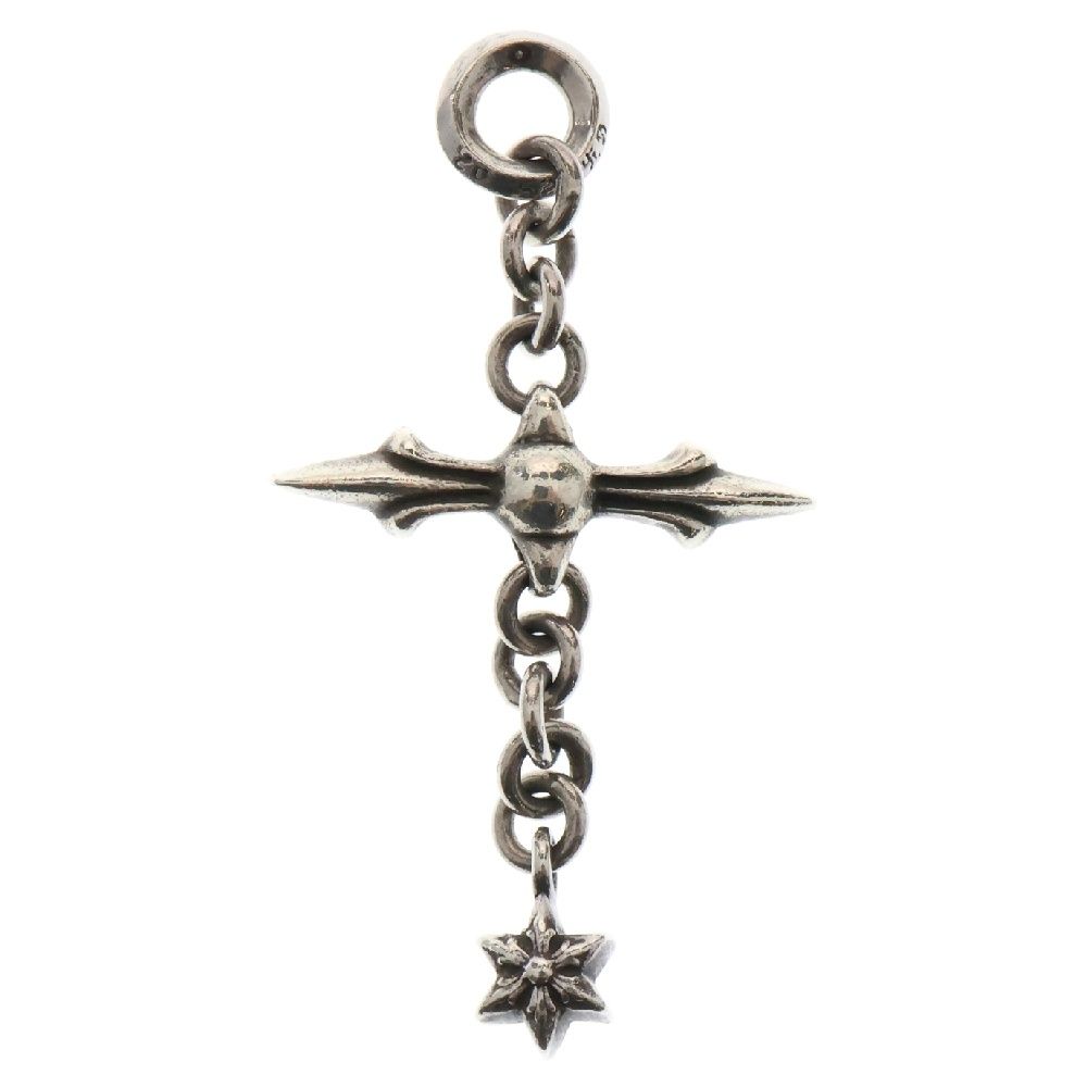 CHROME HEARTS クロムハーツ ROLY CROSS ローリークロス チャーム ペンダントトップ シルバー BCA304