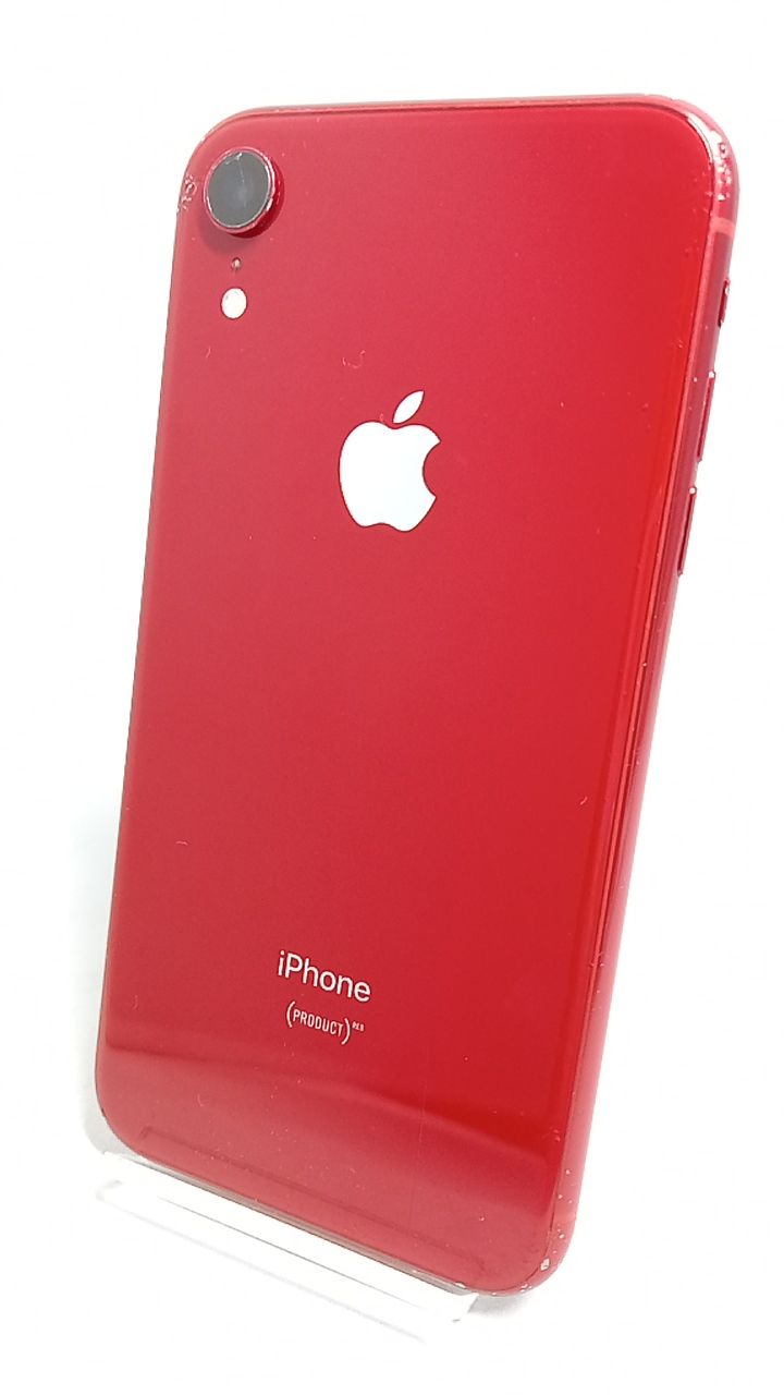 iPhoneXR A2106 64GB 本体 レッド SIMフリー 箱 画面割れ 253091977 