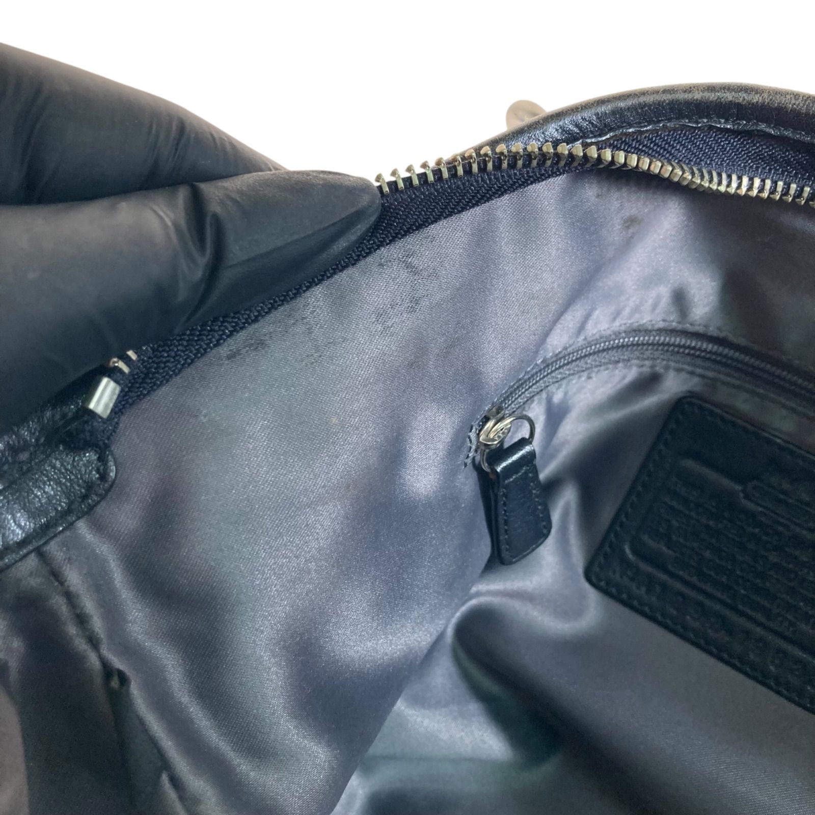 m96 COACH コーチ クロコ型押し ハンドバッグ ショルダーバッグ 2way 