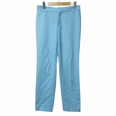 【海外輸入】 ドゥロワー L相当 40 ウール フランネルスリムパンツ Drawer パンツ