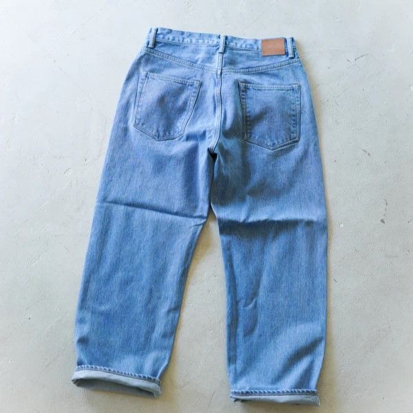 HATSKI ハツキ Wide Tapered Denim -Ice Blue- HTK-22003-U